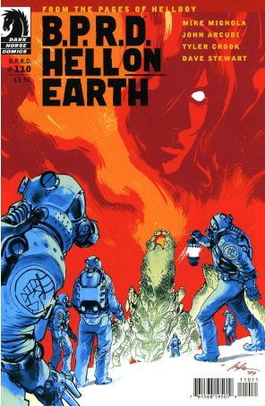 B.P.R.D. Hell on Earth 110 published by Dark Horse with cover art by Rafael Alberquerque
