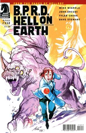 B.P.R.D. Hell on Earth 112 published by Dark Horse with cover art by Dave Stewart