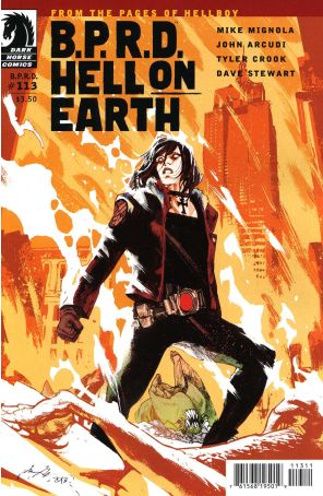 B.P.R.D. Hell on Earth 113 published by Dark Horse with cover art by Dave Stewart
