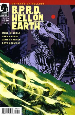 B.P.R.D. Hell on Earth 116 published by Dark Horse with cover art by Rafael Albuquerque