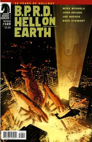 B.P.R.D. Hell on Earth 123 published by Dark Horse with cover art by Laurence Campbell