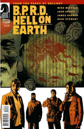 B.P.R.D. Hell on Earth 129 published by Dark Horse with cover art by Laurence Campbell