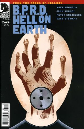 B.P.R.D. Hell on Earth 131 published by Dark Horse with cover art by Laurence Campbell
