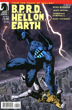 B.P.R.D. Hell on Earth 138 published by Dark Horse with cover art by Laurence Campbell