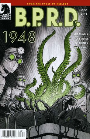 B.P.R.D.: 1948 3 published by Dark Horse with cover art by Dave Stewart
