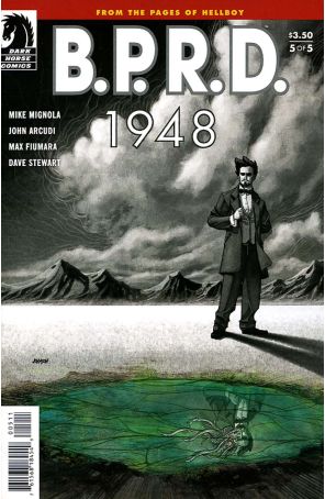 B.P.R.D.: 1948 5 published by Dark Horse with cover art by Dave Johnson