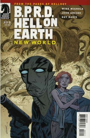 B.P.R.D.: Hell On Earth - New World 3 published by Dark Horse with cover art by Guy Davis
