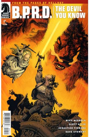 B.P.R.D.: The Devil You Know 7 published by Dark Horse with cover art by Max Fiumara