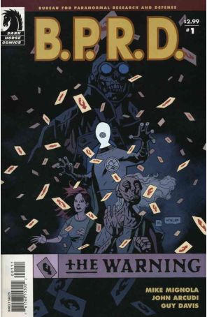 B.P.R.D.: The Warning 1 published by Dark Horse with cover art by Mike Mignola
