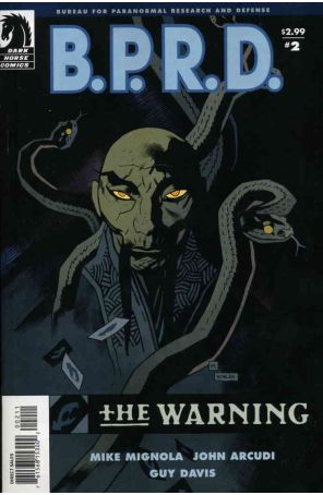 B.P.R.D.: The Warning 2 published by Dark Horse with cover art by Mike Mignola