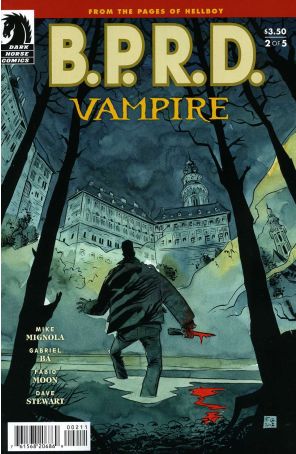 B.P.R.D.: Vampire 2 published by Dark Horse with cover art by Fábio Moon