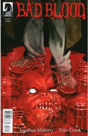 Bad Blood (Dark Horse) 3 published by Dark Horse with cover art by Tyler Crook