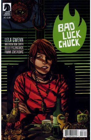 Bad Luck Chuck 3 published by Dark Horse with cover art by Matthew Dow Smith