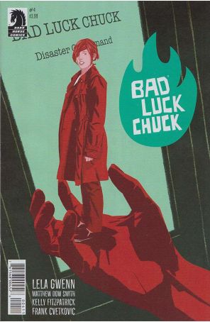 Bad Luck Chuck 4 published by Dark Horse with cover art by Matthew Dow Smith
