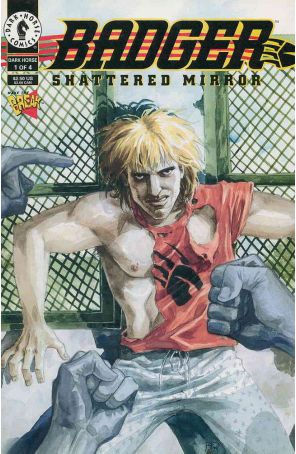 Badger: Shattered Mirror 1 published by Dark Horse with cover art by Jill Thompson
