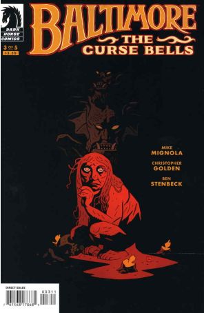 Baltimore: The Curse Bells 3 published by Dark Horse with cover art by Mike Mignola