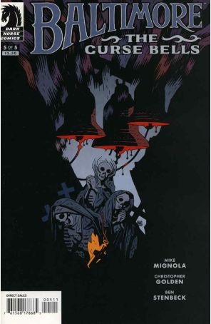 Baltimore: The Curse Bells 5 published by Dark Horse with cover art by Mike Mignola
