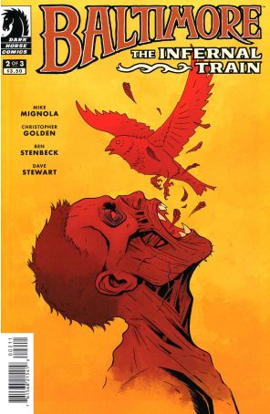 Baltimore: The Infernal Train 2 published by Dark Horse with cover art by Ben Stenbeck
