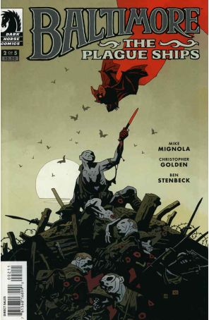 Baltimore: The Plague Ships 2 published by Dark Horse with cover art by Mike Mignola