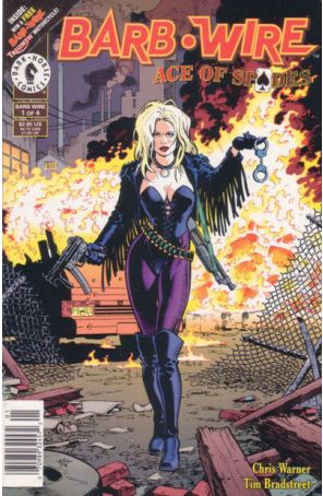 Barb Wire: Ace of Spades 1 (Newsstand) published by Dark Horse