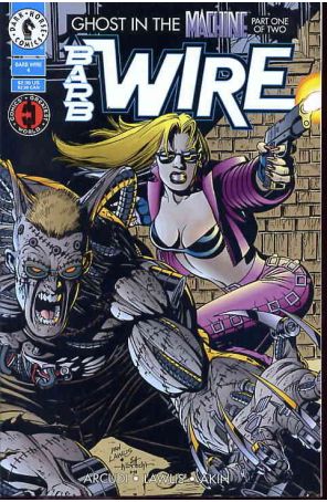 Barb Wire 4 published by Dark Horse with cover art by Dan Lawlis