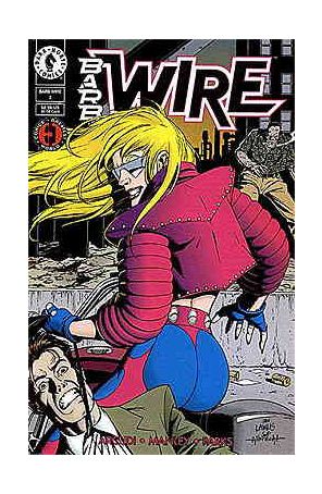 Barb Wire 7 published by Dark Horse with cover art by Dan Lawlis