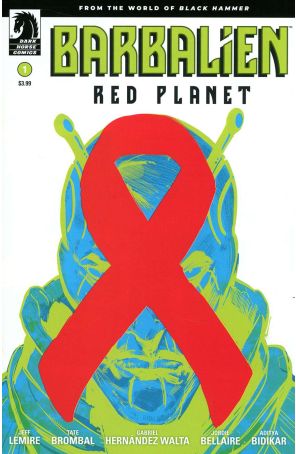 Barbalien: Red Planet 1B published by Dark Horse with cover art by Aud Koch