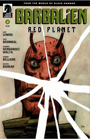 Barbalien: Red Planet 2A published by Dark Horse with cover art by Gabriel Hernandez Walta