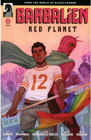 Barbalien: Red Planet 2B published by Dark Horse with cover art by Aud Koch
