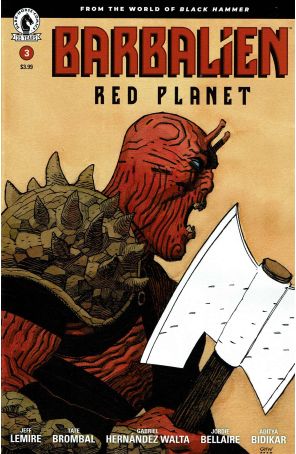Barbalien: Red Planet 3A published by Dark Horse with cover art by Gabriel Hernandez Walta