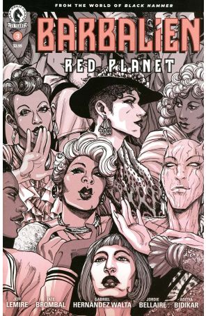 Barbalien: Red Planet 3B published by Dark Horse with cover art by Aud Koch