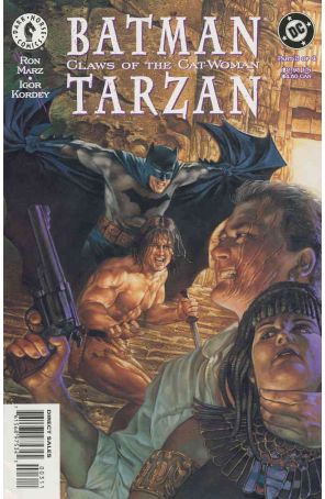 Batman/Tarzan: Claws Of The Cat-Woman 3 published by Dark Horse with cover art by Dave Dorman