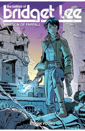 Battles of Bridget Lee: Invasion of Farfall TPB 1 published by Dark Horse with cover art by Ethan Young