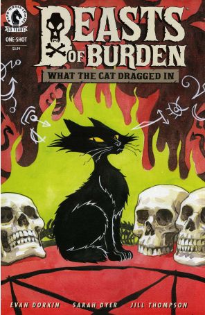 Beasts Of Burden: What the Cat Dragged In 1 published by Dark Horse with cover art by Jill Thompson