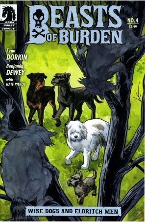 Beasts of Burden: Wise Dogs and Eldritch Men 4B published by Dark Horse with cover art by Jill Thompson