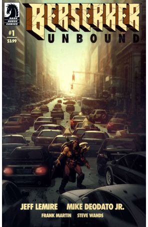Berserker Unbound 1A published by Dark Horse with cover art by Mike Deodato