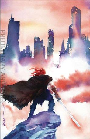Berserker Unbound 3B published by Dark Horse with cover art by Dustin Nguyen