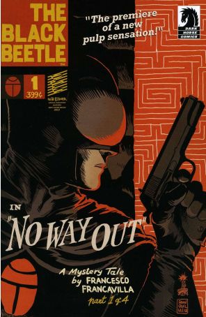 The Black Beetle 1 published by Dark Horse with cover art by Francesco Francavilla