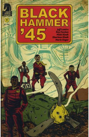 Black Hammer '45 1A published by Dark Horse with cover art by Matt Kindt