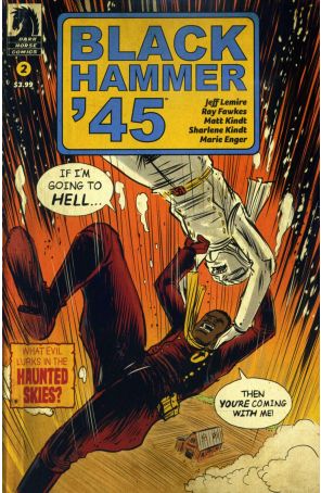 Black Hammer '45 2A published by Dark Horse with cover art by Matt Kindt