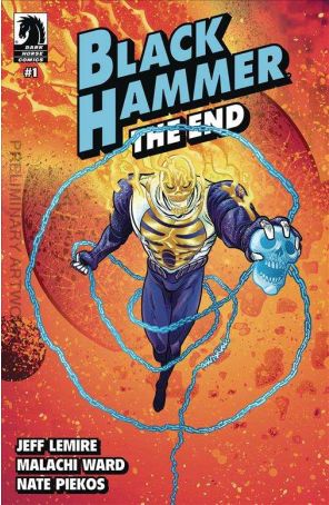 Black Hammer The End 1B published by Dark Horse with cover art by David Rubín