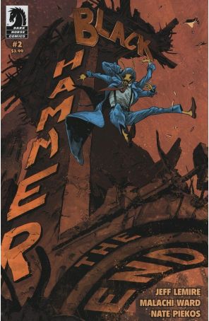 Black Hammer The End 2B published by Dark Horse with cover art by Max Fiumara