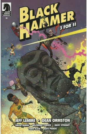 Black Hammer: 3 For $1 1 published by Dark Horse with cover art by David Rubin