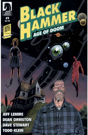 Black Hammer: Age of Doom 1 published by Dark Horse with cover art by Dean Ormston