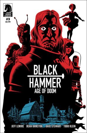Black Hammer: Age of Doom 3A published by Dark Horse with cover art by Michael Cho