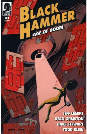 Black Hammer: Age of Doom 3 published by Dark Horse with cover art by Dean Ormston