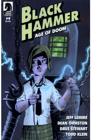 Black Hammer: Age of Doom 4 published by Dark Horse with cover art by Dean Ormston