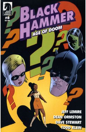 Black Hammer: Age of Doom 8 published by Dark Horse with cover art by Dean Ormston