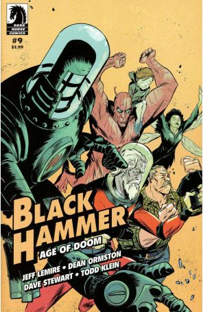 Black Hammer: Age of Doom 9B published by Dark Horse with cover art by Sanford Greene