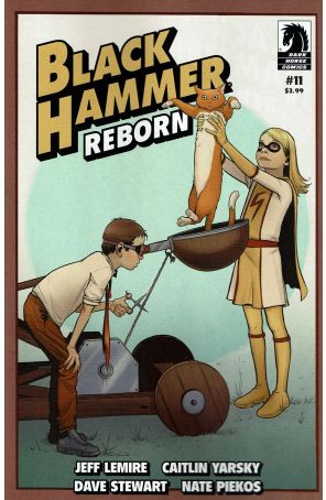 Black Hammer: Reborn 11A published by Dark Horse with cover art by Caitlin Yarsky